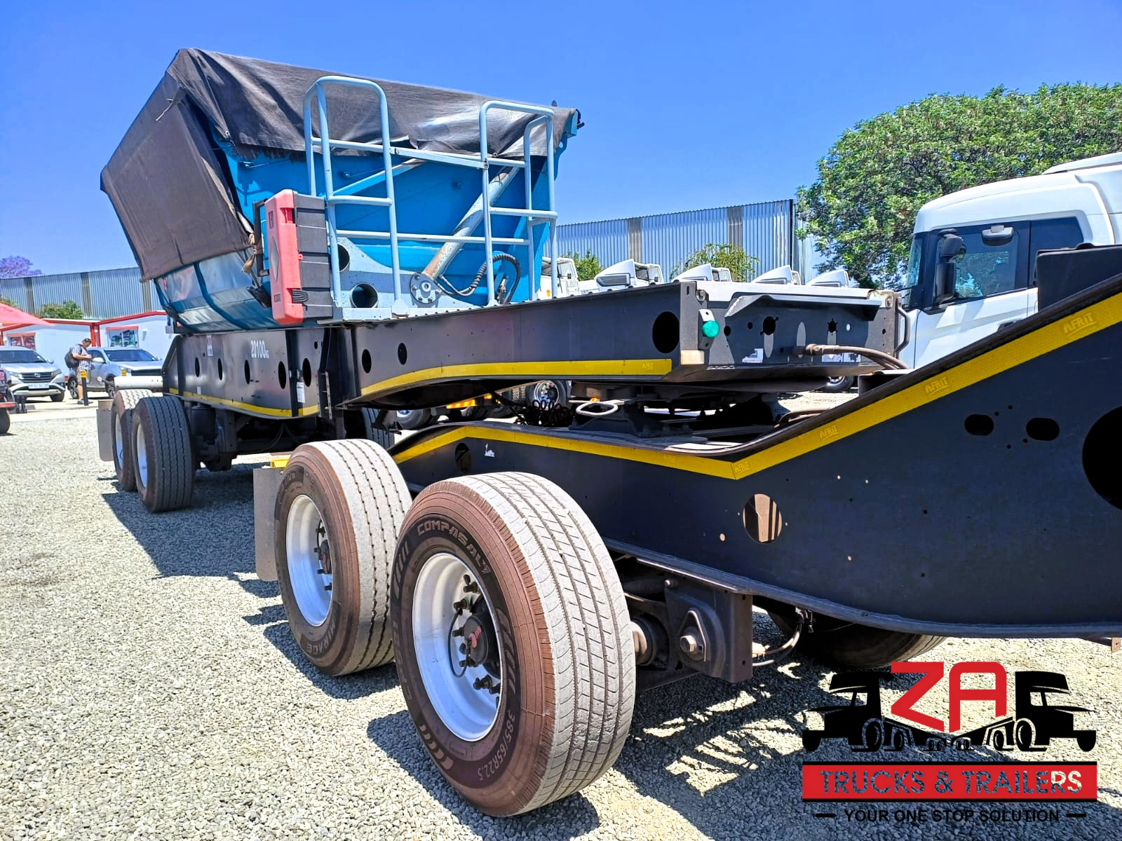 2021 AFRIT 18 CUBE SIDE TIPPER TRAILER #53359]